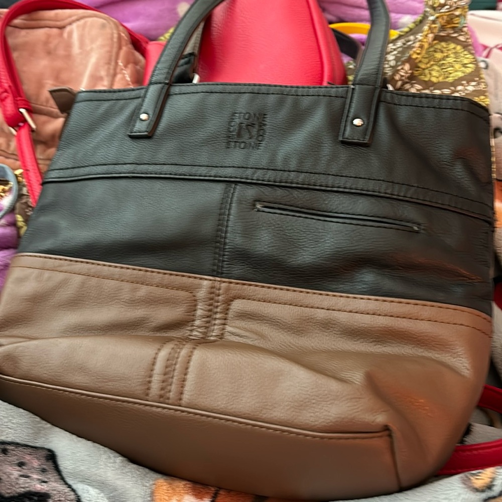 Stone & Co leather tote bag